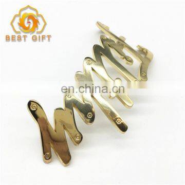 High Quality Zinc Alloy Customized Shape Name Plate Badge