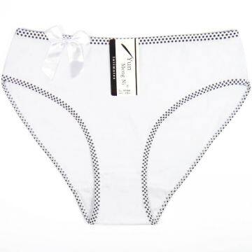 Yun Meng Ni Sexy Underwear Cute Bow Big Size 2XL/3XL/4XL Briefs Cotton Panties photo-5