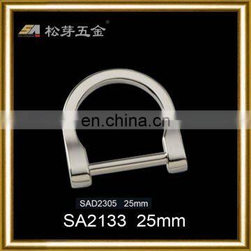 Custom metal accessories openable D ring, detachable D ring, screw ring