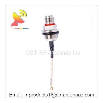 RP TNC female to U.FL pigtail cable RG137 76mm 3