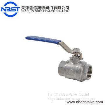 Two piece Stainless Steel ( NPT Thread ) ball valve