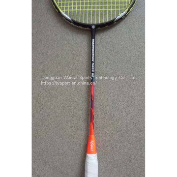 Brand OEM Carbon Fiber Badminton Racket With Cover Factory Custom Logo photo-2