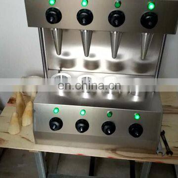 electric commercial heated Display box ice cream cone machine price