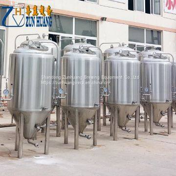 All size 2 zone jacket beer fermenter beer brewing equipment stainless steel mixing tank fermentation system for sale