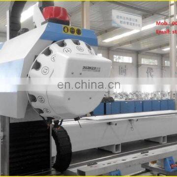 Horizontal Curtain Wall 3-Axis CNC Machining Center /Aluminum Profile CNC Milling&Drilling Machine photo-4