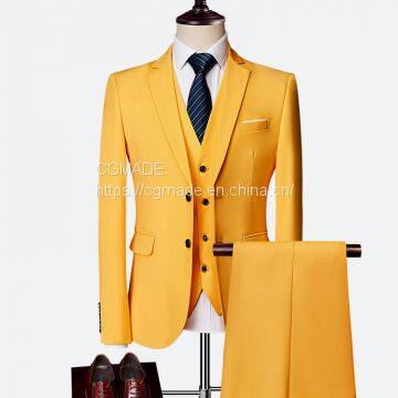 High End Men's Suit Three Piece Panchromatic Business Suit Set Can be Customized photo-4