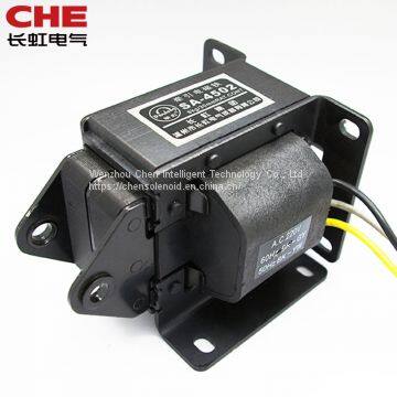 SA-4502 6.0kgf 58.8N 30mm push pull type ac 220v solenoid electromagnet for vending machine