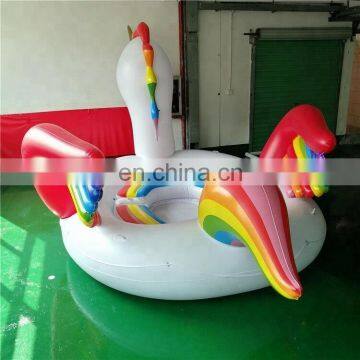 6 person Unicorn Inflatable Floating Island