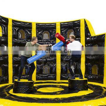 Team Building Games Inflatable Gladiator Joust Arena Fighting Game Playground For Sale