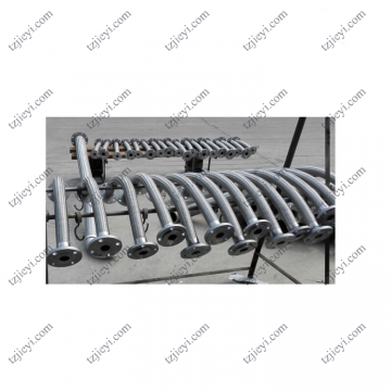 DN40 stainless steel 304 high temperature high pressure metal braided hose DIN flange connection