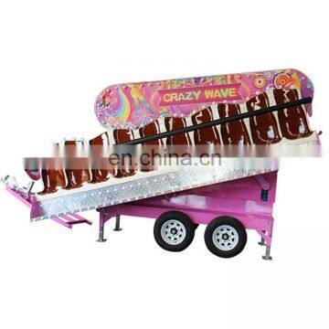 Fun Fair Ground Attractions Crazy Wave Amusement Rides Miami Trip Ride With Trailer for Sale photo-6