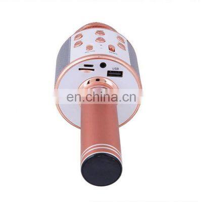 Ws858 Wireless Karaoke Microphone Professional Microfone Speaker Consender Handheld Studio Microphone photo-2