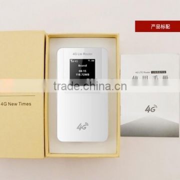 New design LTE TDD FDD network and hot sale 4g modem router wifi with power bank function