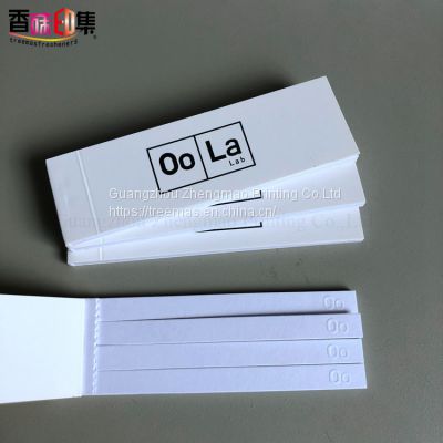 Custom Logo Size Shape Perfume Test Strips Fragrance blotter