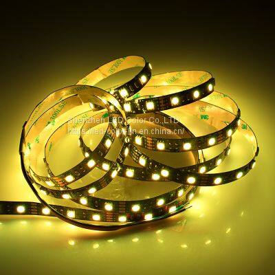 Black Pcb Digital Cuttable Rgb Indoor Led Strip Light for Factory photo-5