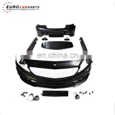 W176 W Style Body Kit bumpers for A-class W176 A260 A250 A200 A180 car parts