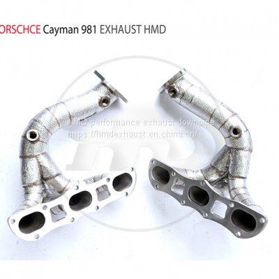 Titanium Alloy Exhaust Pipe With Manifold Full Set for Porsche Cayman 981 Auto Modification Electronic Valve Whatsapp008613189999301 photo-3