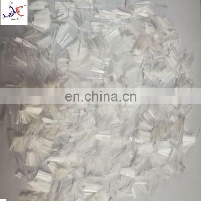 good quality 6-36mm high tenacity anticrack pp mesh fiber