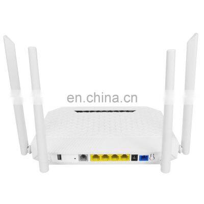 Unionfiber OEM/ODM XPON ONU 4GE+AC-WIFI+POST+USB support Firewall function and ACL function xpon onu