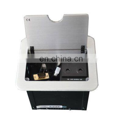 Power Cable Management Table Vga And Audio Commercial Usb Female Socket photo-3