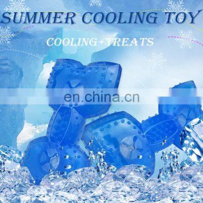 bone shape toy non-toxic and durable chew toy frozen toy summer cooling Customize other pet supplies