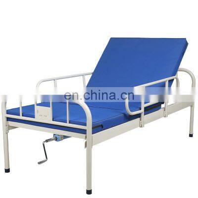 Single bed with stainless steel bed head