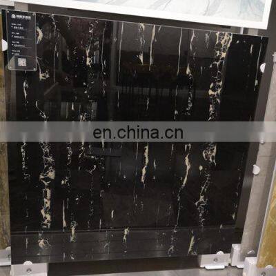 Foshan JBN Ceramics 800*800mm Glazed porcelain floor tile ceramic black tiles ceramic