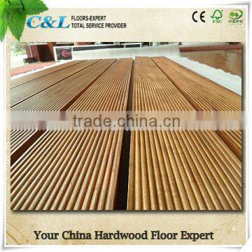 Solid Teak Patio Wood Flooring Decking