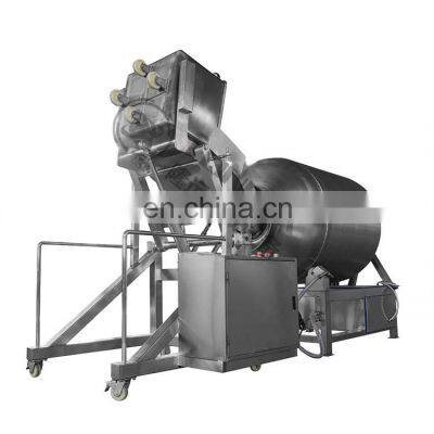 Automatic feeding marinator meat vacuum tumbler chicken machine