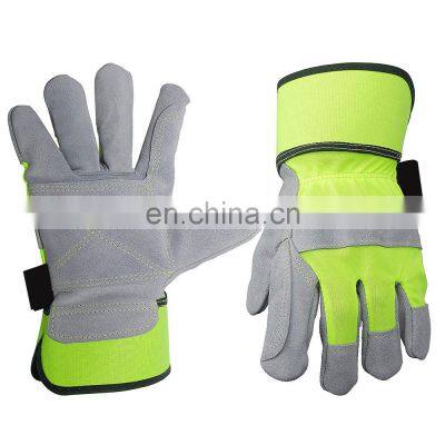 Cheap wholesale Safety Work Gloves manufacturers Select Shoulder Leather Palm working glove