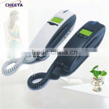 caller id display slim line phone;best techno basic phone