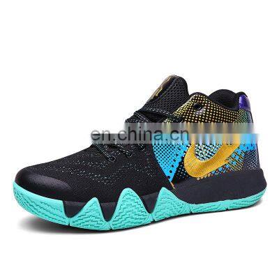 Factory Outlet Christmas Men's Shoes Winter Trend All-match Youth Sports Middle School Students Customized Mesh Basketball Shoes