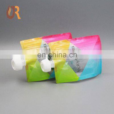 Custom Plastic Juice Packaging Custom Baby Food Spout Pouch Liquid Refill Bag