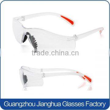 Anti slip transparent medical use workplace mulitipurpose safety glasses