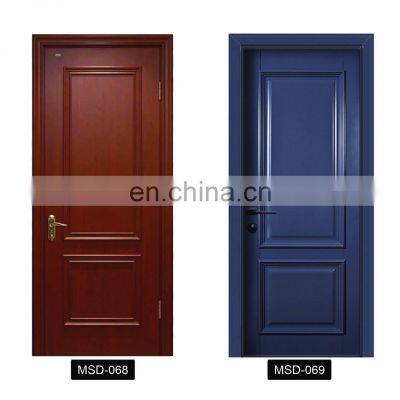 Modular Solid Core Wood Door Designs Swing Interior MDF Wood Hollow Metal Doors