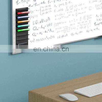 Wall Mount Acrylic Pen Holder White Board Marker Organizer Hanging Mark Pen Holder for School photo-4