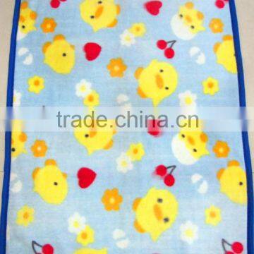 print solid micro fleece baby blanket