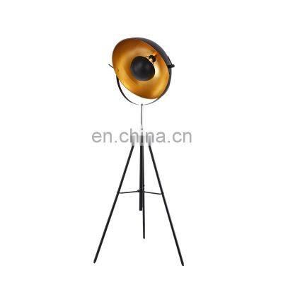 Modern Nordic Design Vintage Metal Stand Light Black Gold Sputnik Satellite Tripod LED Floor Lamp