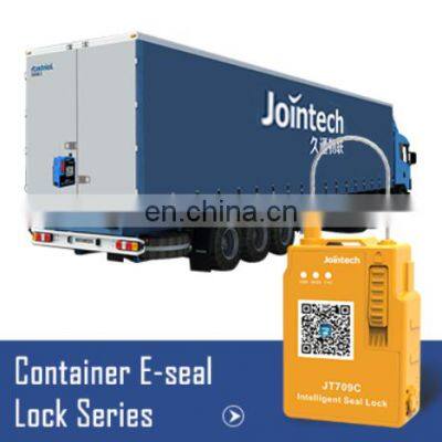 Smart GPS Container Truck Cargo Location Tracking Padlock Geofencing Jointech Security Electronic Seal Lock GPS Tracker photo-2