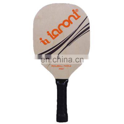 Professional cheap custom logo Wood Pickleball Paddle Racket