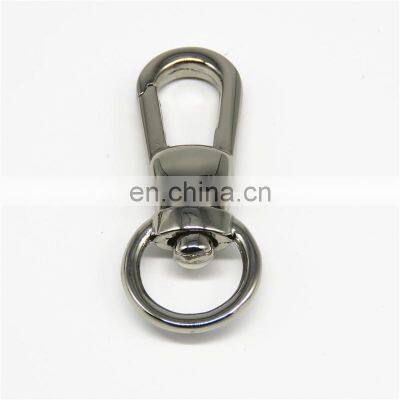 12mm Silver Metal Keychain Snap Hook For Purse