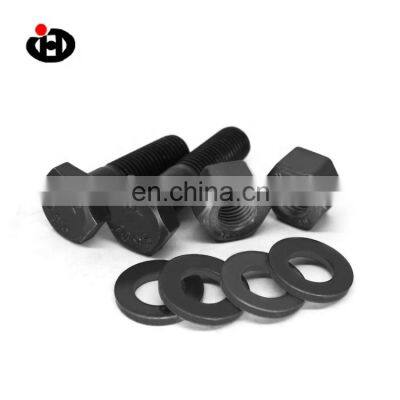 High Tensile JINGHONG Black Oxide Hex Head Bolts and Nut Washer