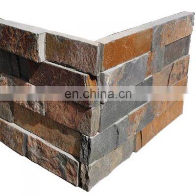 Natural Split Slate Stone Wall Corner Decor photo-2