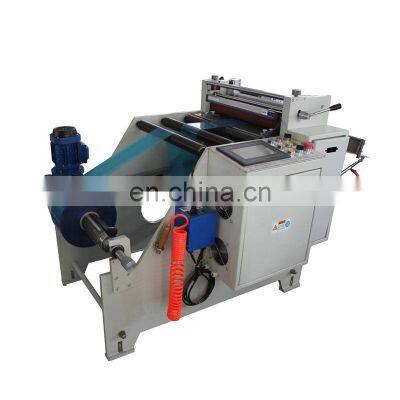 Automatic kraft paper,aluminum foil roll to sheet cutting machine