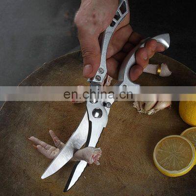 Kitchen Scissors Chicken Bone Scissors Chicken Duck Fish Cutter Shears Stainless Steel Scissors