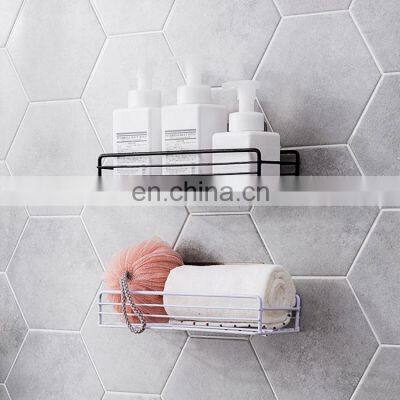 Bathroom Shelf Toilet Bathroom Wall Shelves Self-Adhesive Kitchen Shelf Racks Wall Mounted No Drilling Storage Organizer