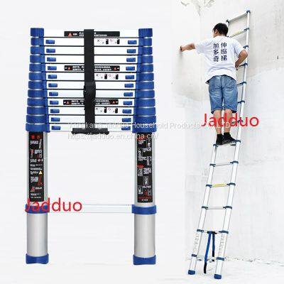 Single Blue Telescopic Ladder