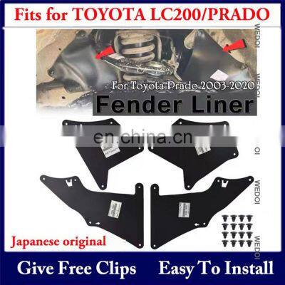 For Toyota Land Cruiser Prado J120 J150 FJ Cruiser Mudguards Splash Shield Mud Flaps Guards Fender Liners Car Accessories photo-2