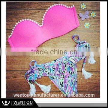 2016 Direct Selling Women Sexy Push Up Padded Beachwear Swimsuit                        
                                                Quality Choice