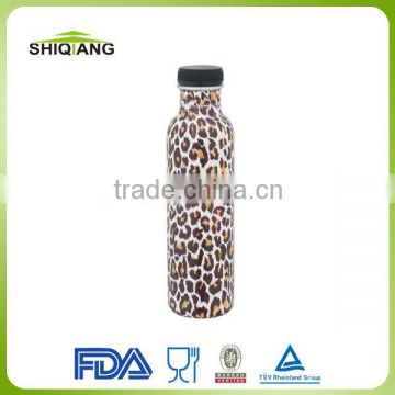 750ml wide mouth stainless steel outdoor travelling sports drink water bottles in various colors and capacities